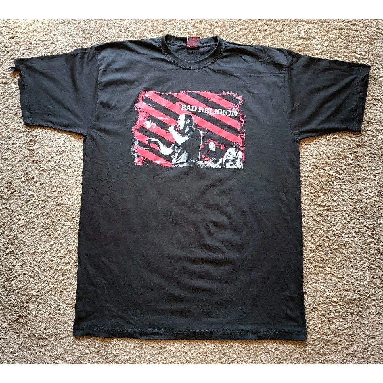 Bad Religion T-Shirt Men's Size 2xl Graphic Print Black Shirt